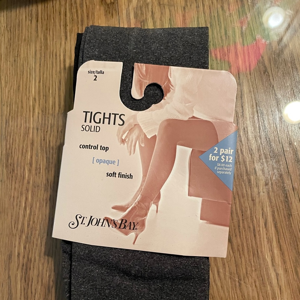 Heather grey tights